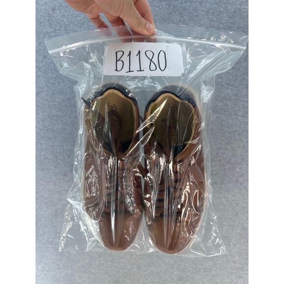 Florsheim Men\'s sz 7.5 Social Lace To Toe Dress Sneaker Cognac Leather Comfort
